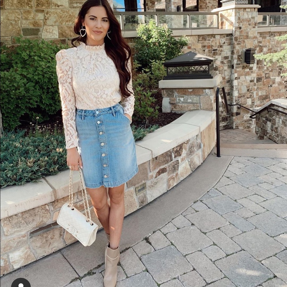 New Rachel Parcell denim skirt